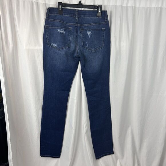 SO Women’s Jeans Blue Skinny Stretch Distressed Denim Size S (No Inside Tag) - Picture 7 of 7